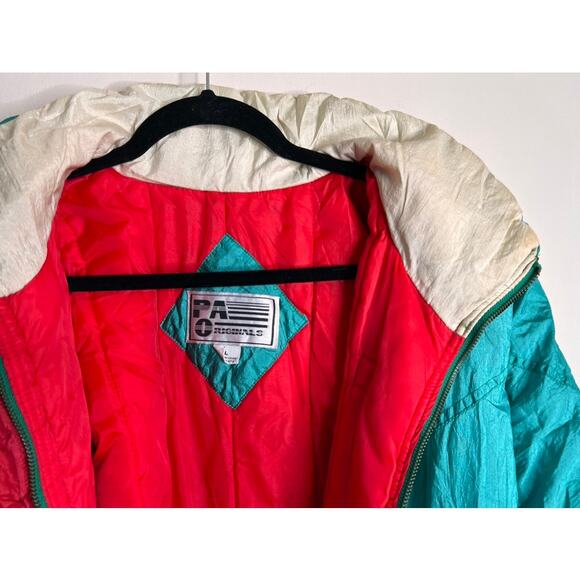 VINTAGE 80s 90s PA Originals Men's Large Retro Ski Jacket - Picture 8 of 10